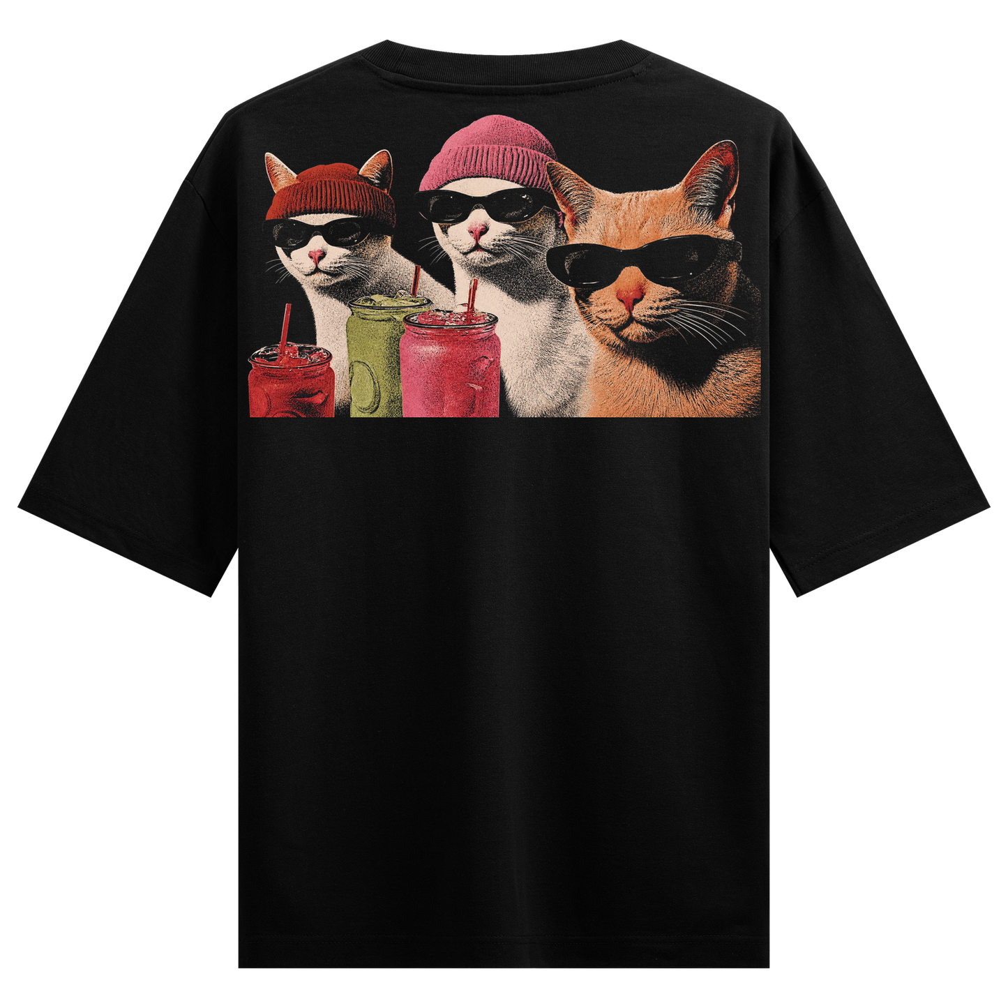 PRDGY Chill Cats Oversized T-shirt
