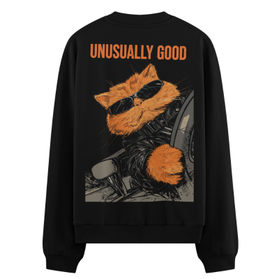 PRDGY Rebel Cat Oversized Sweatshirt