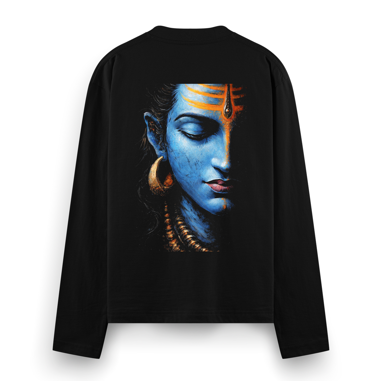 Shiva Divine Full Sleeve T-Shirt by PRDGY — striking artwork of Lord Shiva, Mahadev design