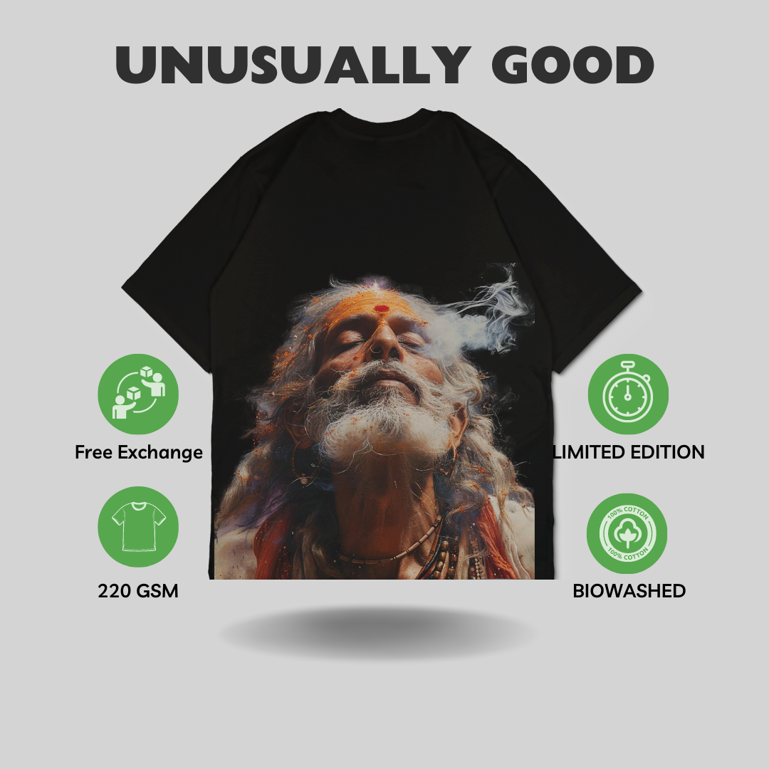Spiritual Sadhu Oversized T-Shirt