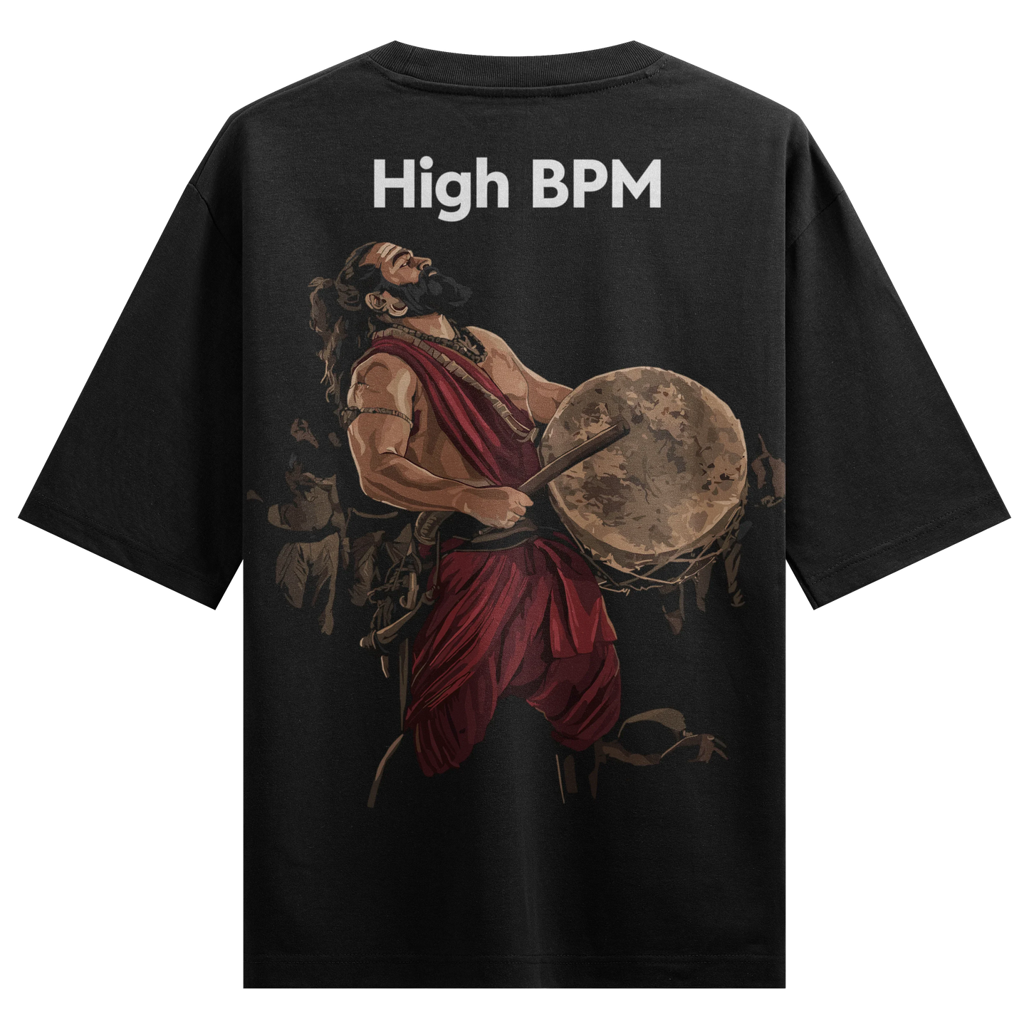 PRDGY Tribal Pulse Oversized T-Shirt