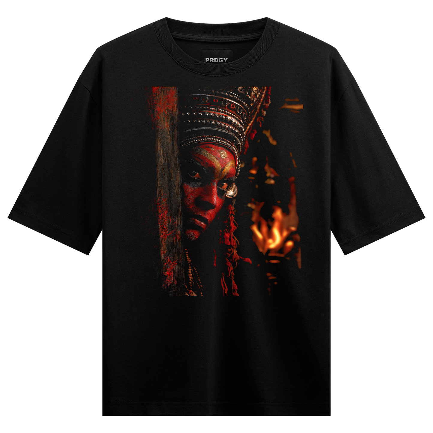 PRDGY Crimson Deity Oversized T-shirt