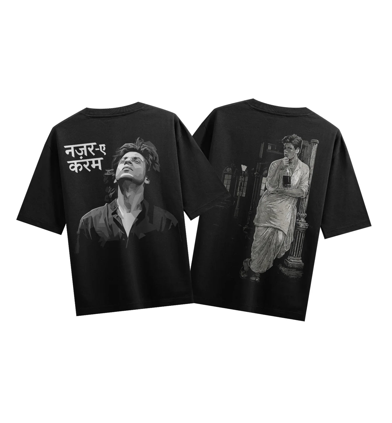 Shah Rukh Khan artwork on PRDGY oversized t-shirt