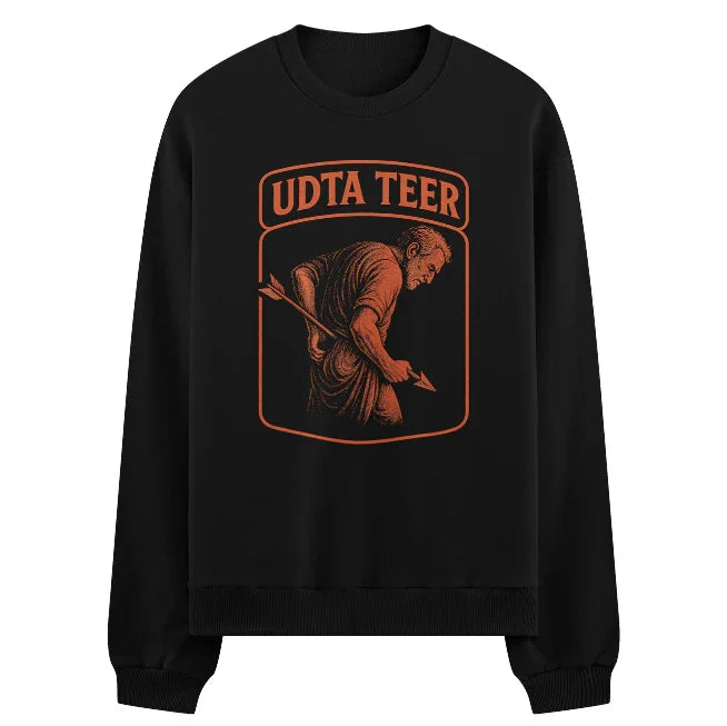 PRDGY Aadat Se Majboor Oversized Sweatshirt