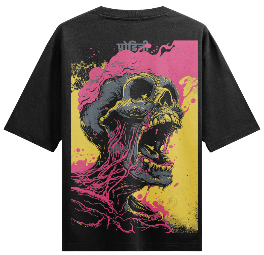 Skull Pop Oversized T-Shirt