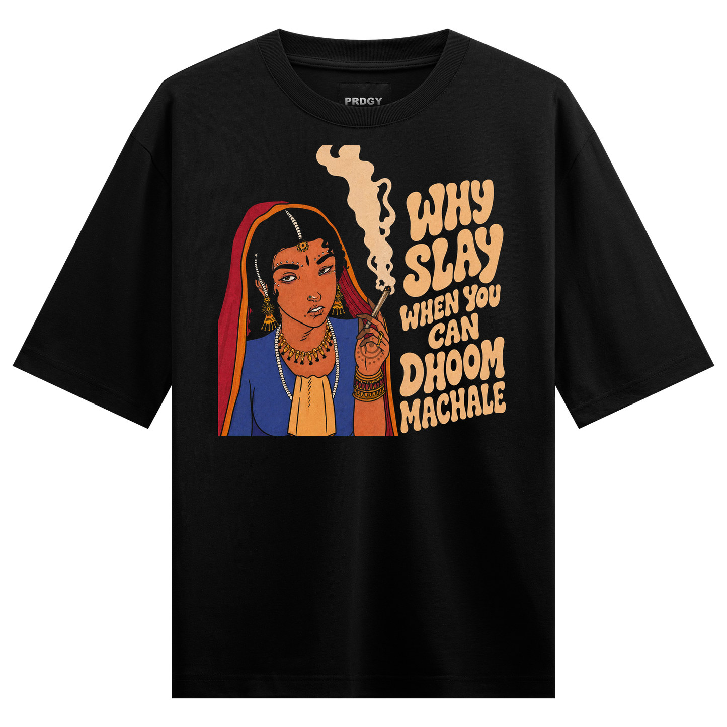 Vintage Baddie T-Shirt by PRDGY — bold illustration celebrating feminine power, streetwear design