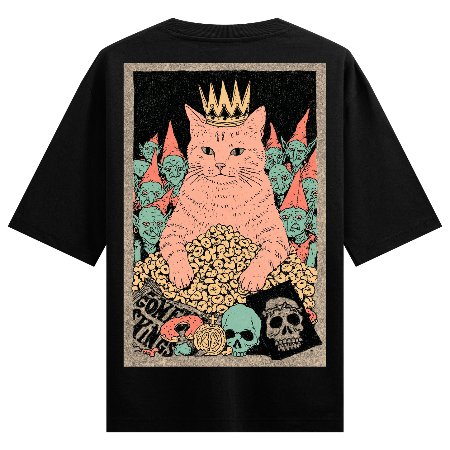 PRDGY Crowned Feline Oversized T-shirt
