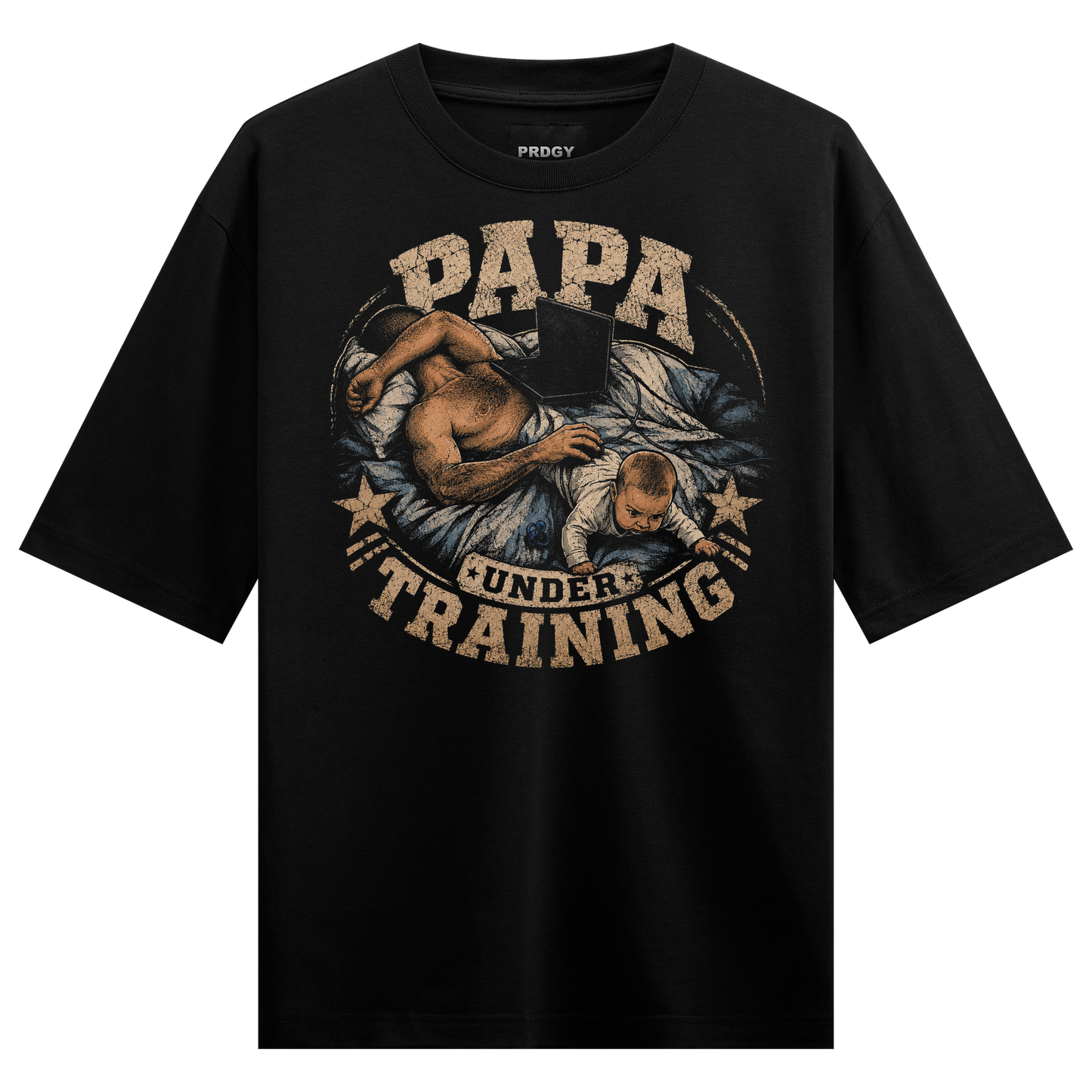 PRDGY Pareshaan Baap Oversized T-shirt