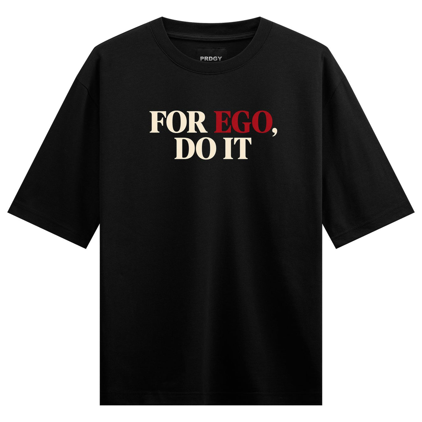 Karna Padega T-Shirt by PRDGY — Bold typography emphasizing ambition, motivational design.