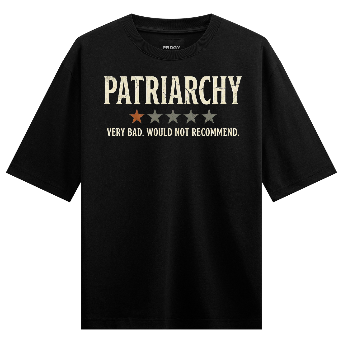 PRDGY Patriarchy Review Oversized T-shirt