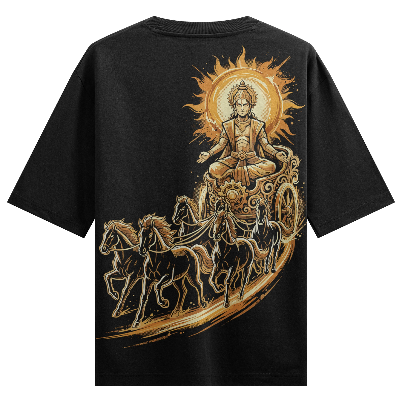 Surya artwork on PRDGY oversized t-shirt
