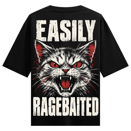 Ragebait Cat Oversized T-Shirt