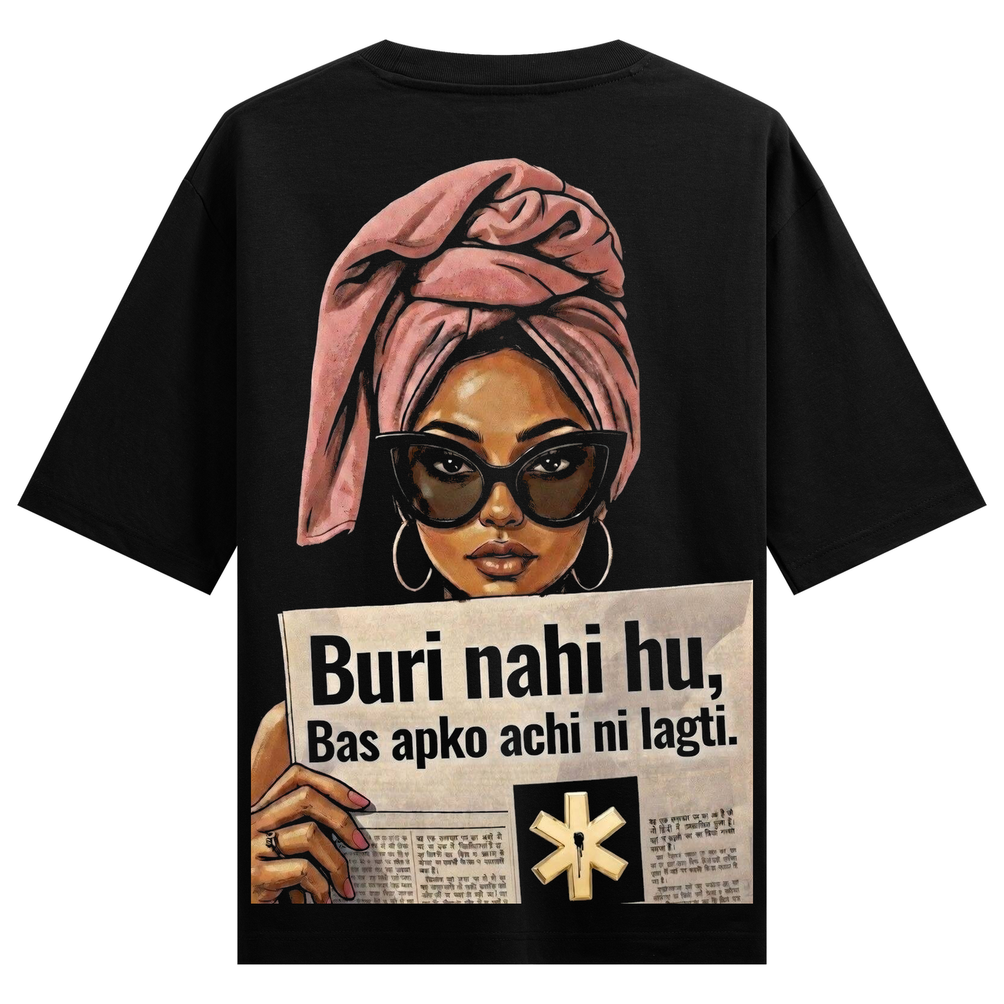 PRDGY Attitude Statement Oversized T-shirt