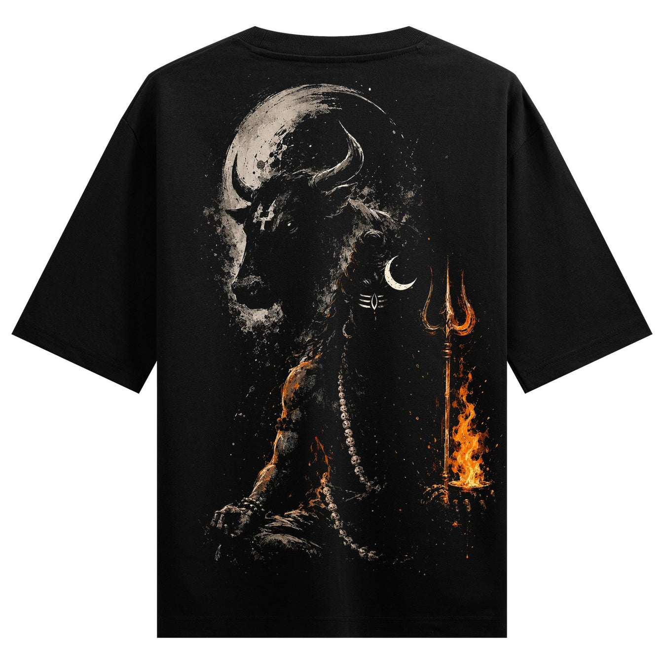 Nandi S Gaze artwork on PRDGY oversized t-shirt