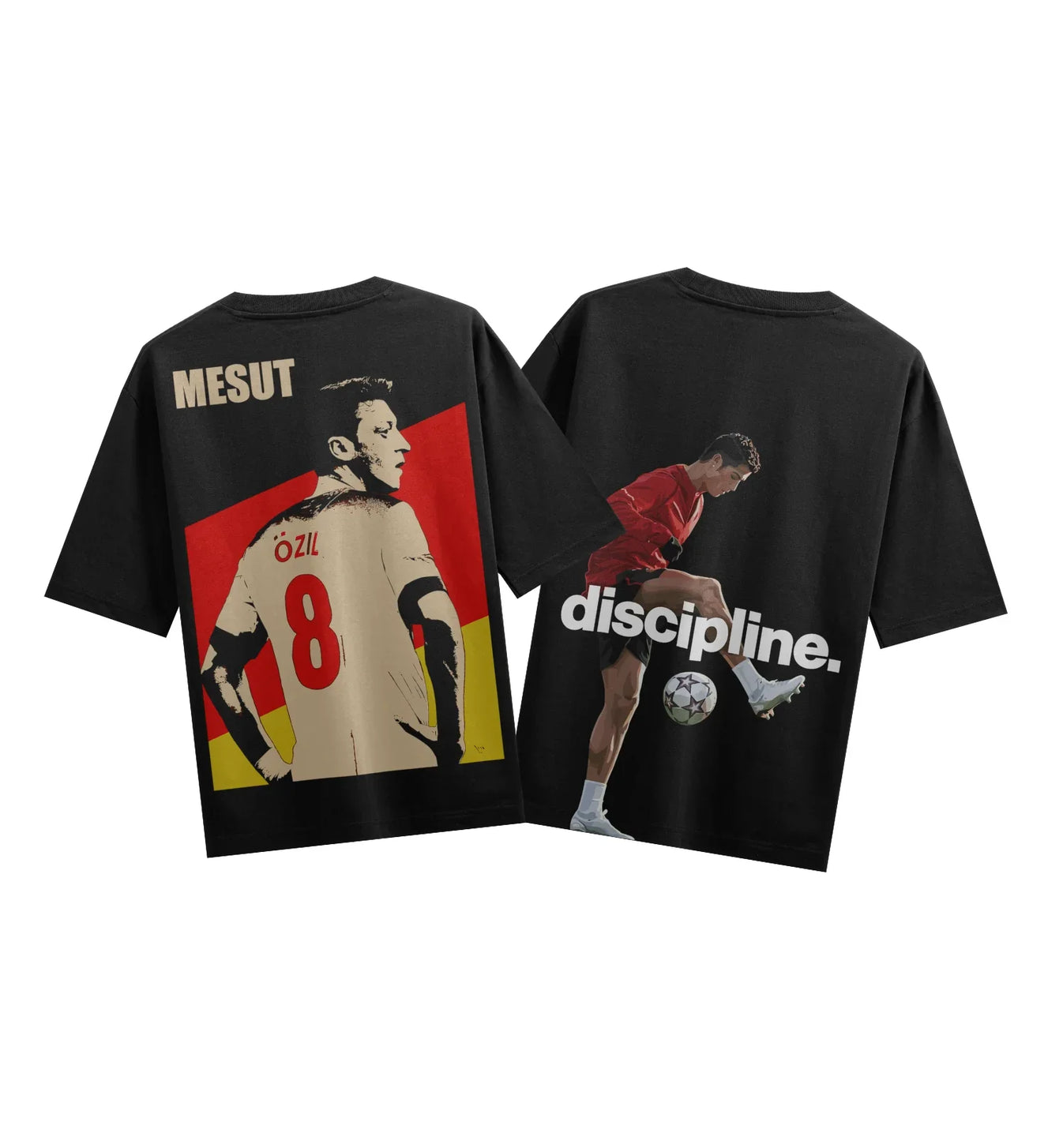 MESUT ZIL Discipline artwork on PRDGY oversized t-shirt