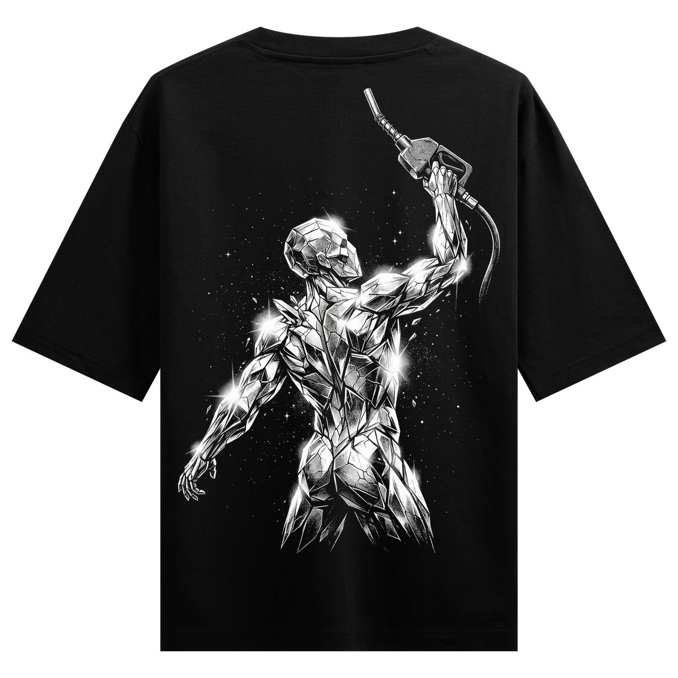 Maara Maari Oversized T-Shirt by PRDGY — striking celestial warrior graphic, streetwear design