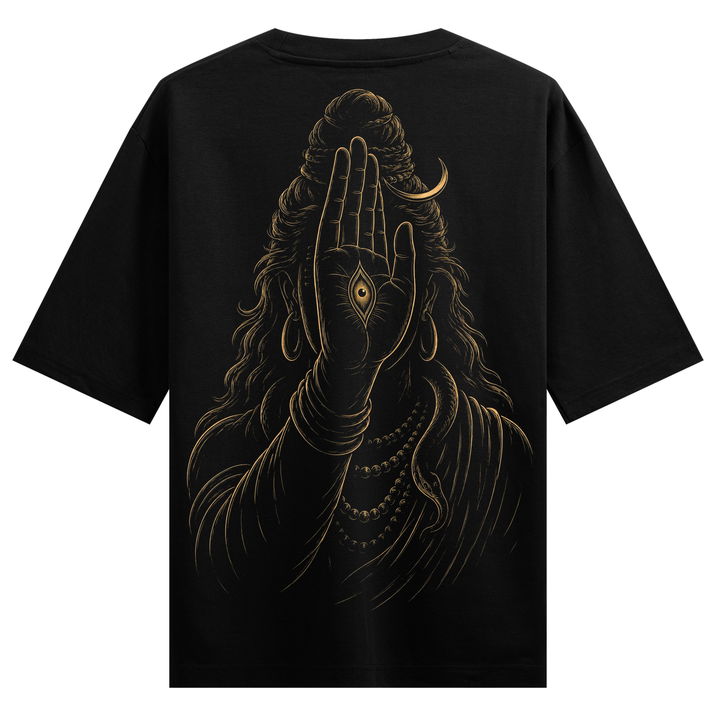 PRDGY shambhu third Eye Oversized T-shirt