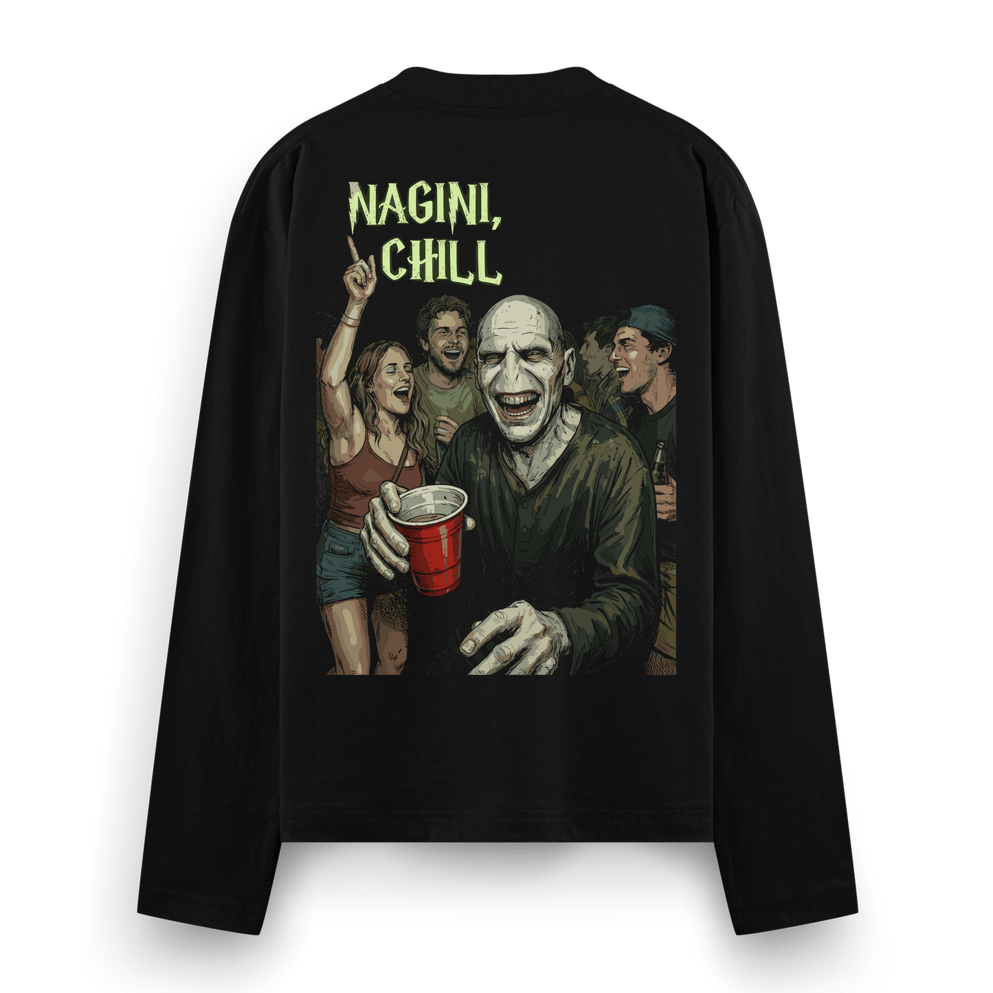 Chill Kar Bro Full Sleeve T-Shirt by PRDGY — bold graphic art with a carefree vibe, streetwear design
