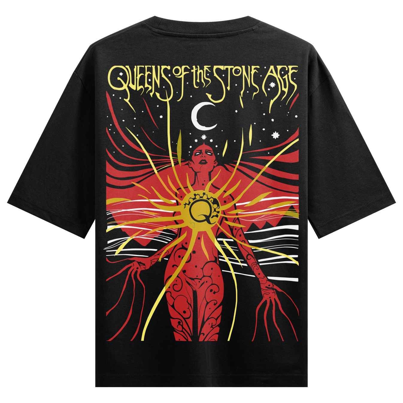 QUEENS Of The STONE AGE artwork on PRDGY oversized t-shirt