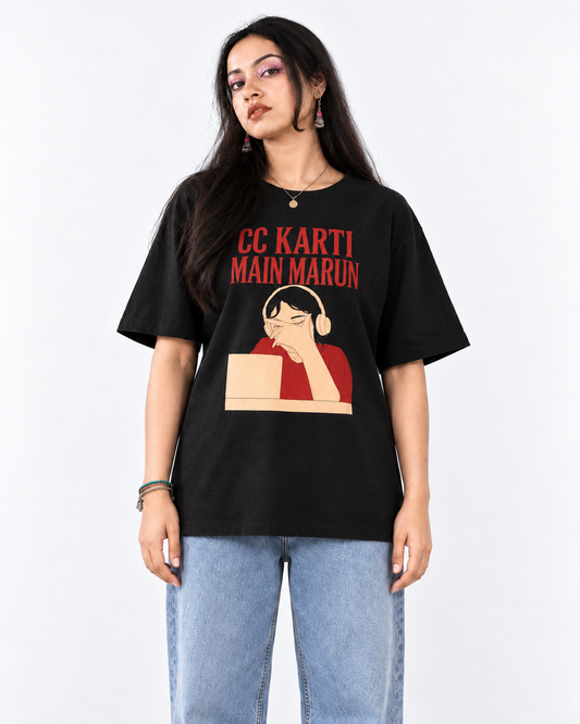 Blue Tick Blues Oversized T-Shirt
