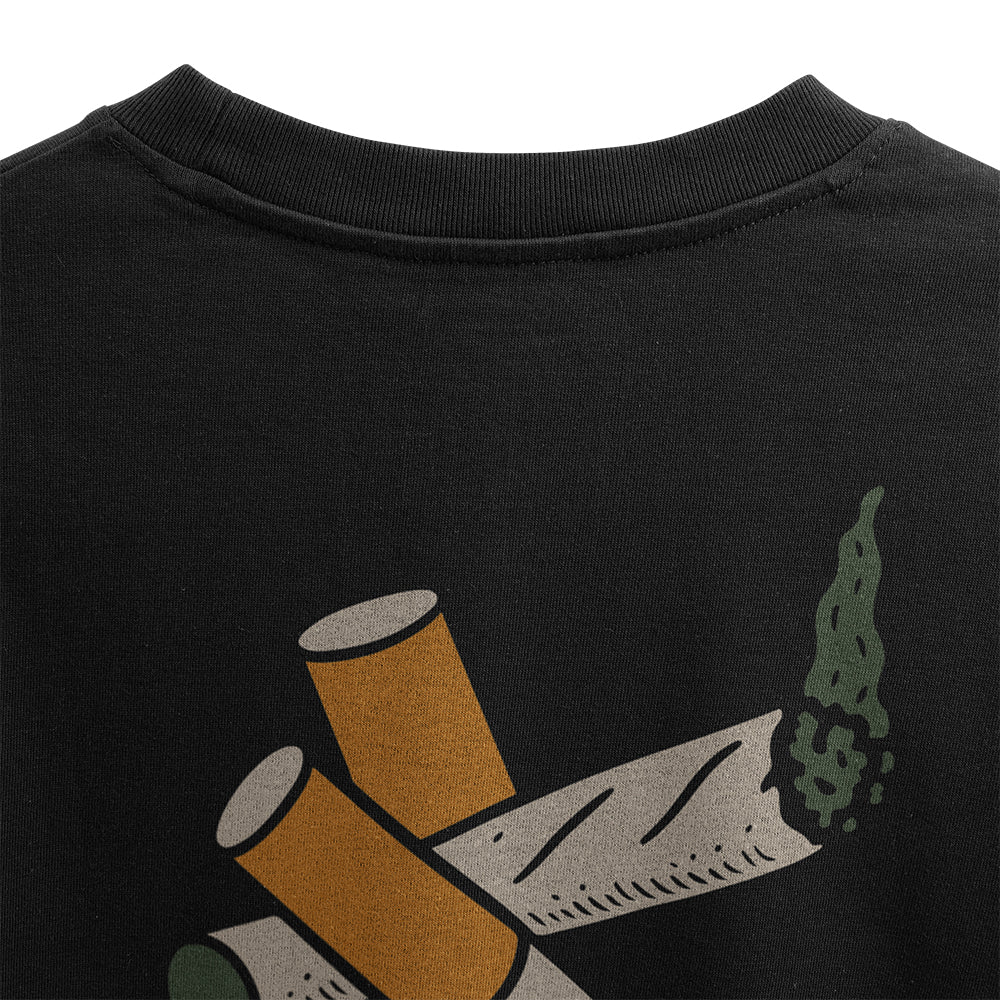 Choli-Daman Back Oversized T-Shirt