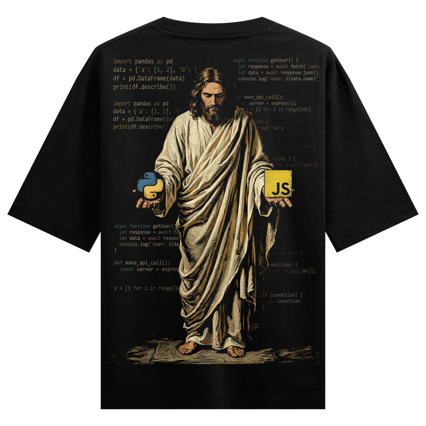 PRDGY Coding Messiah Oversized T-shirt