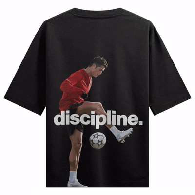 PRDGY Cr7 Motivation Oversized T-Shirt