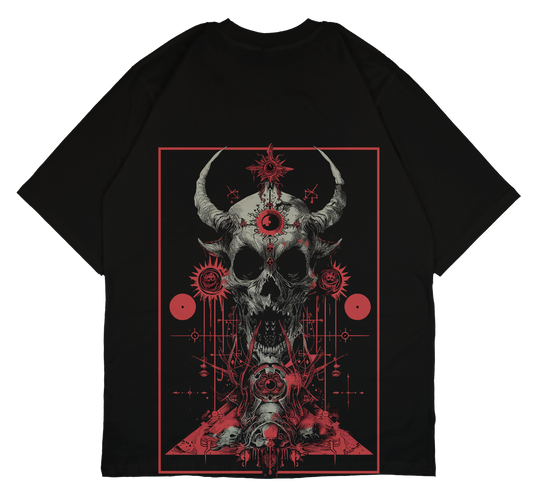 Cult Skull Oversized T-Shirt