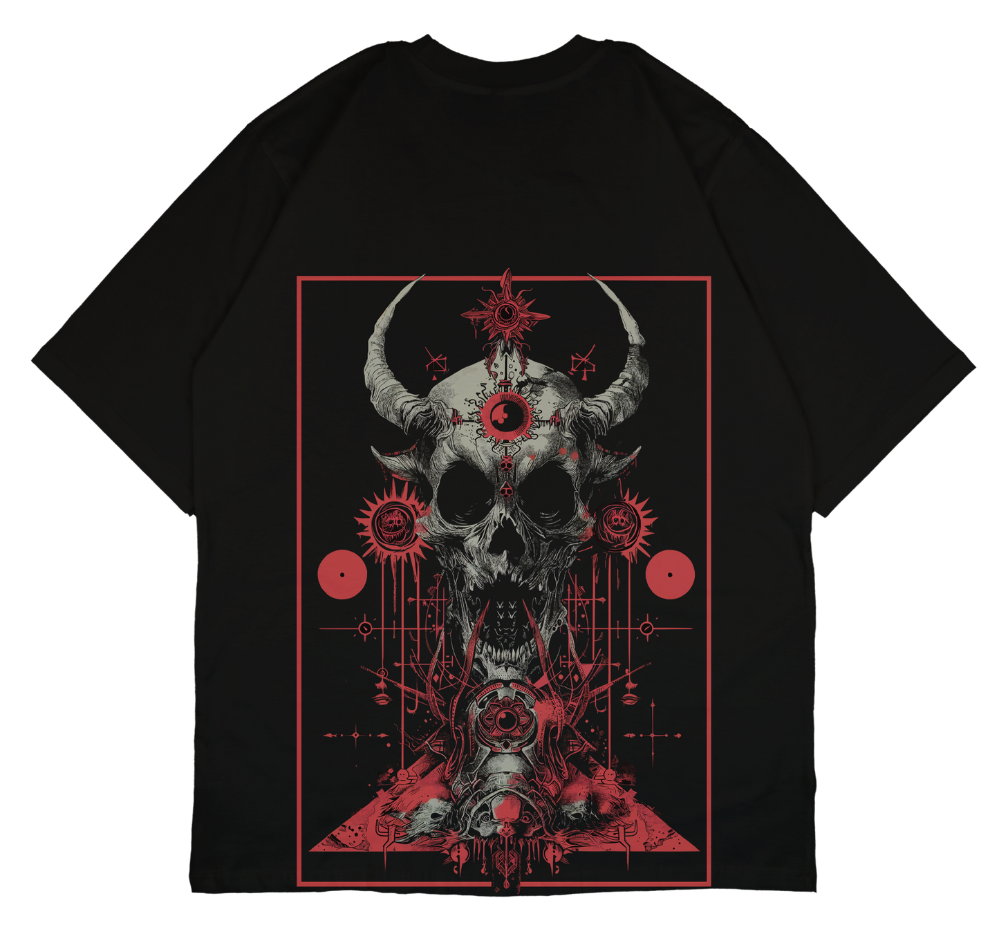 Cult Skull Oversized T-Shirt