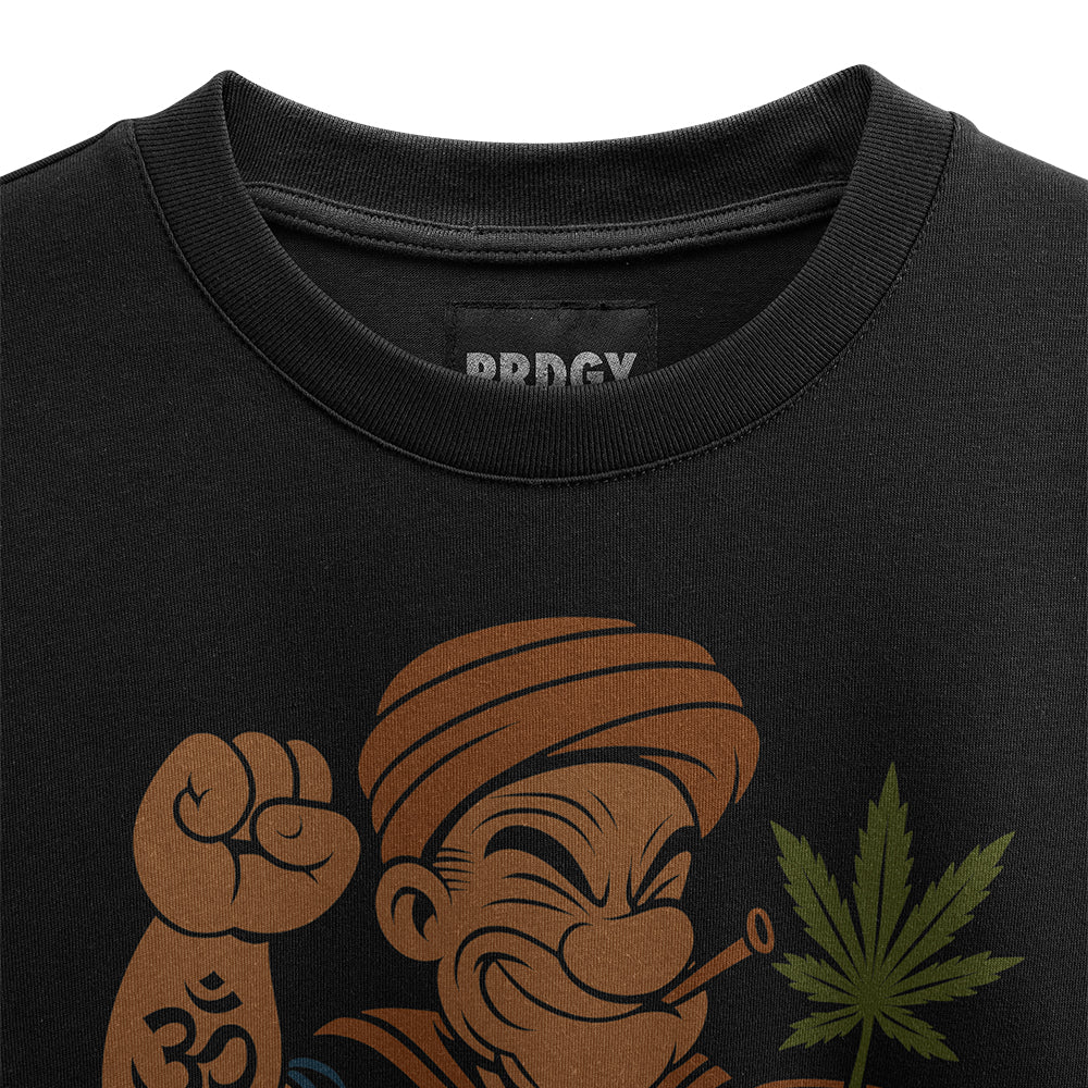 Popo The Organic Man Front Oversized T-Shirt
