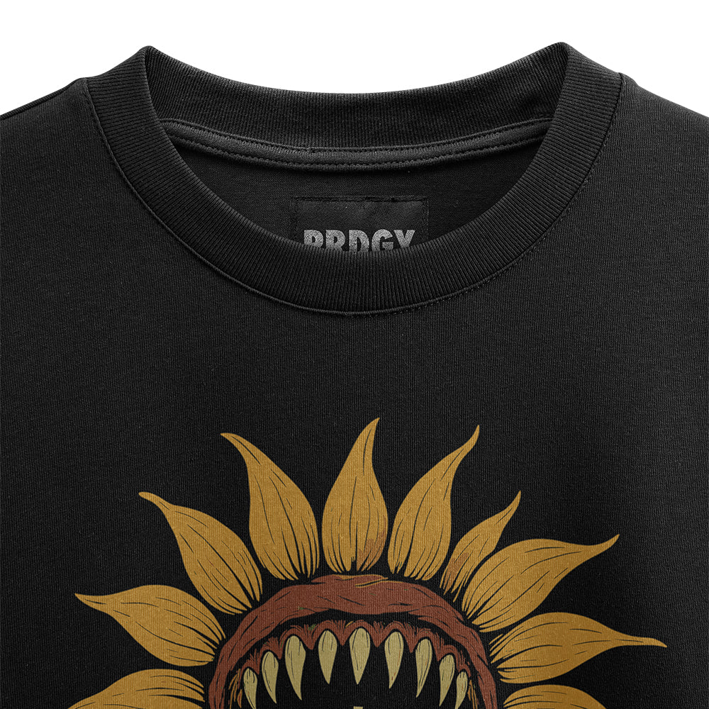 Heatwave Flower Front Oversized T-Shirt