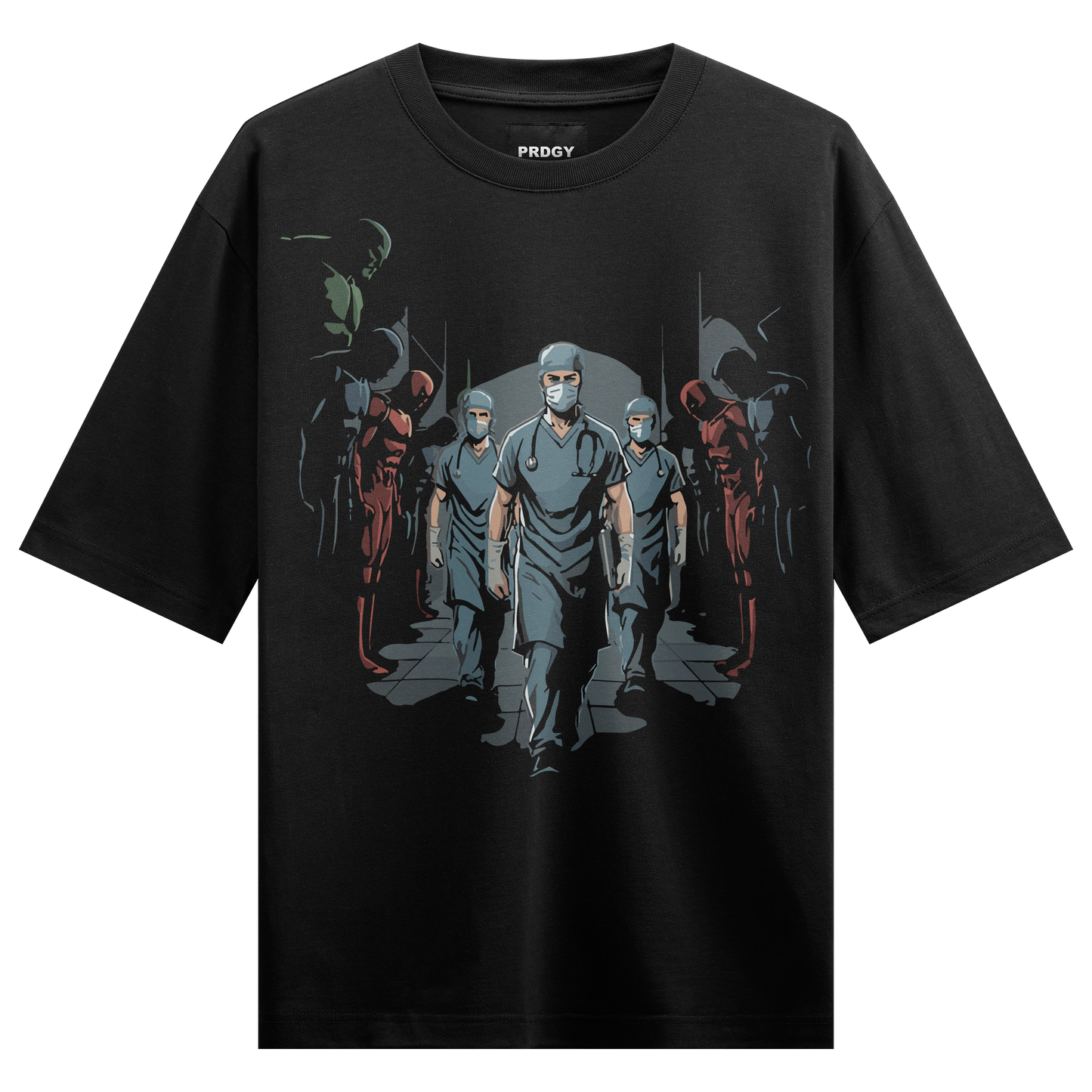 PRDGY Heroes Assemble Oversized T-shirt