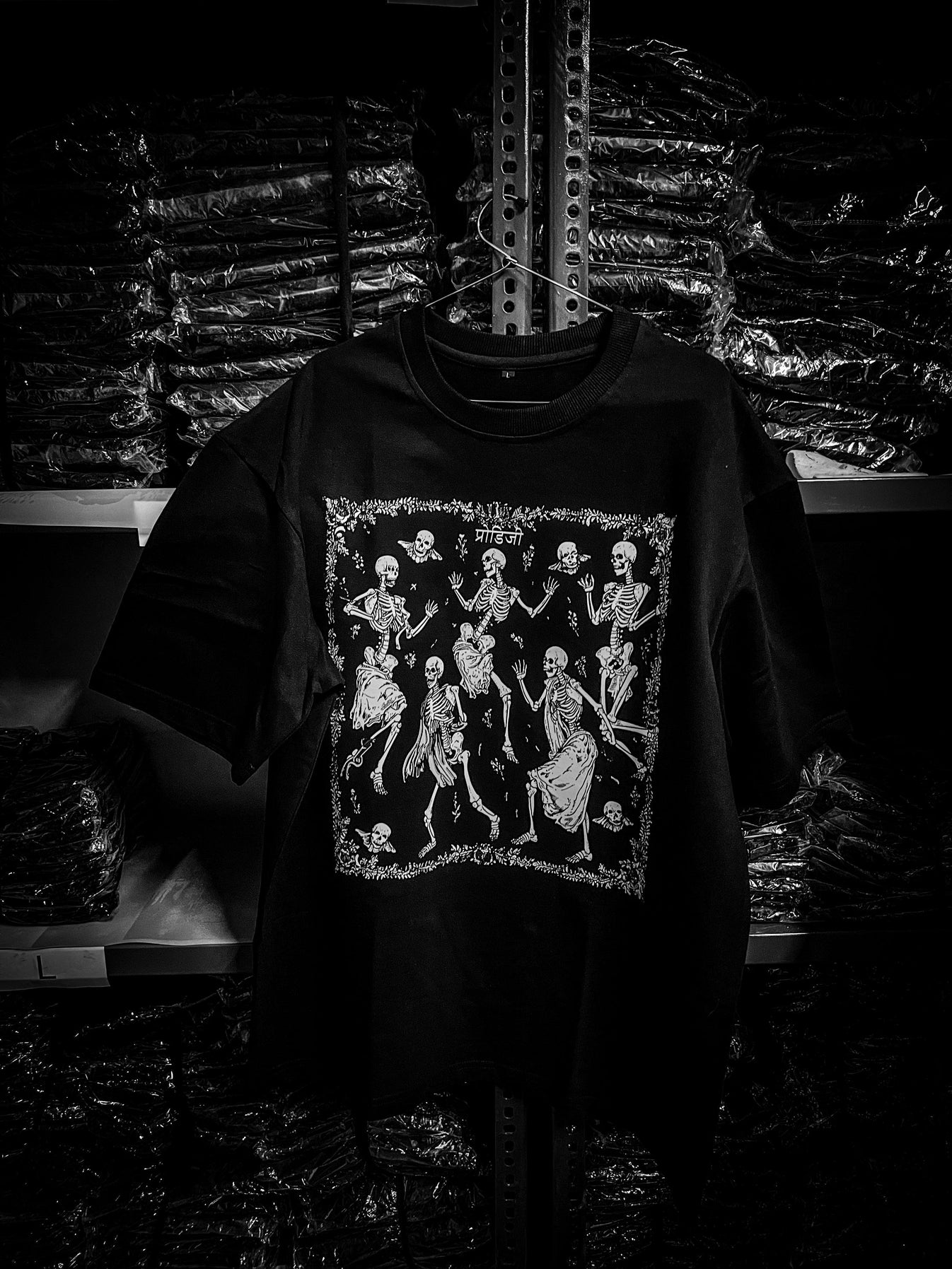 PRDGY Skull Party Oversized T-Shirt