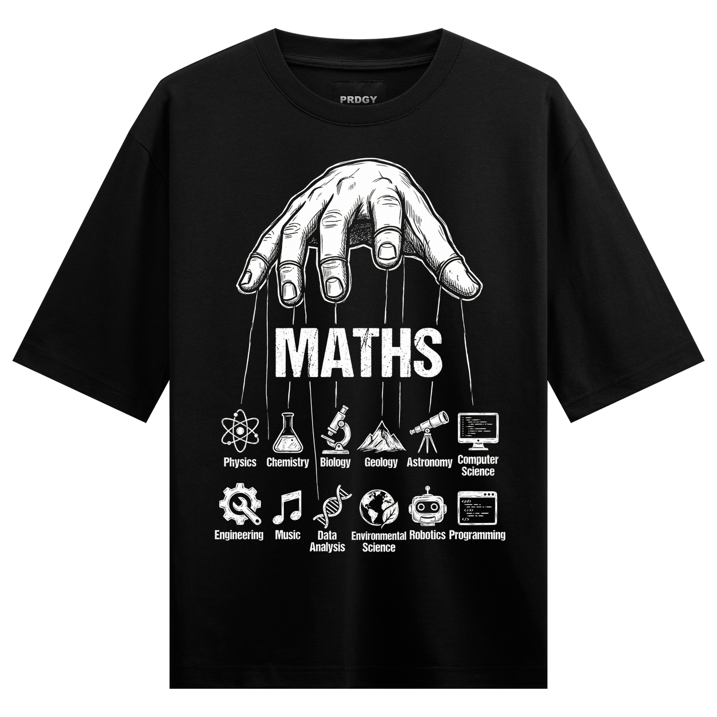 PRDGY Maths Master Oversized T-shirt