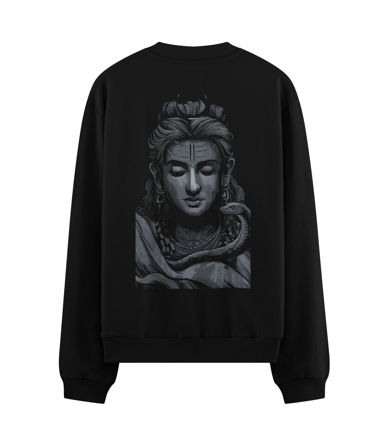 Shiva artwork on PRDGY sweatshirt