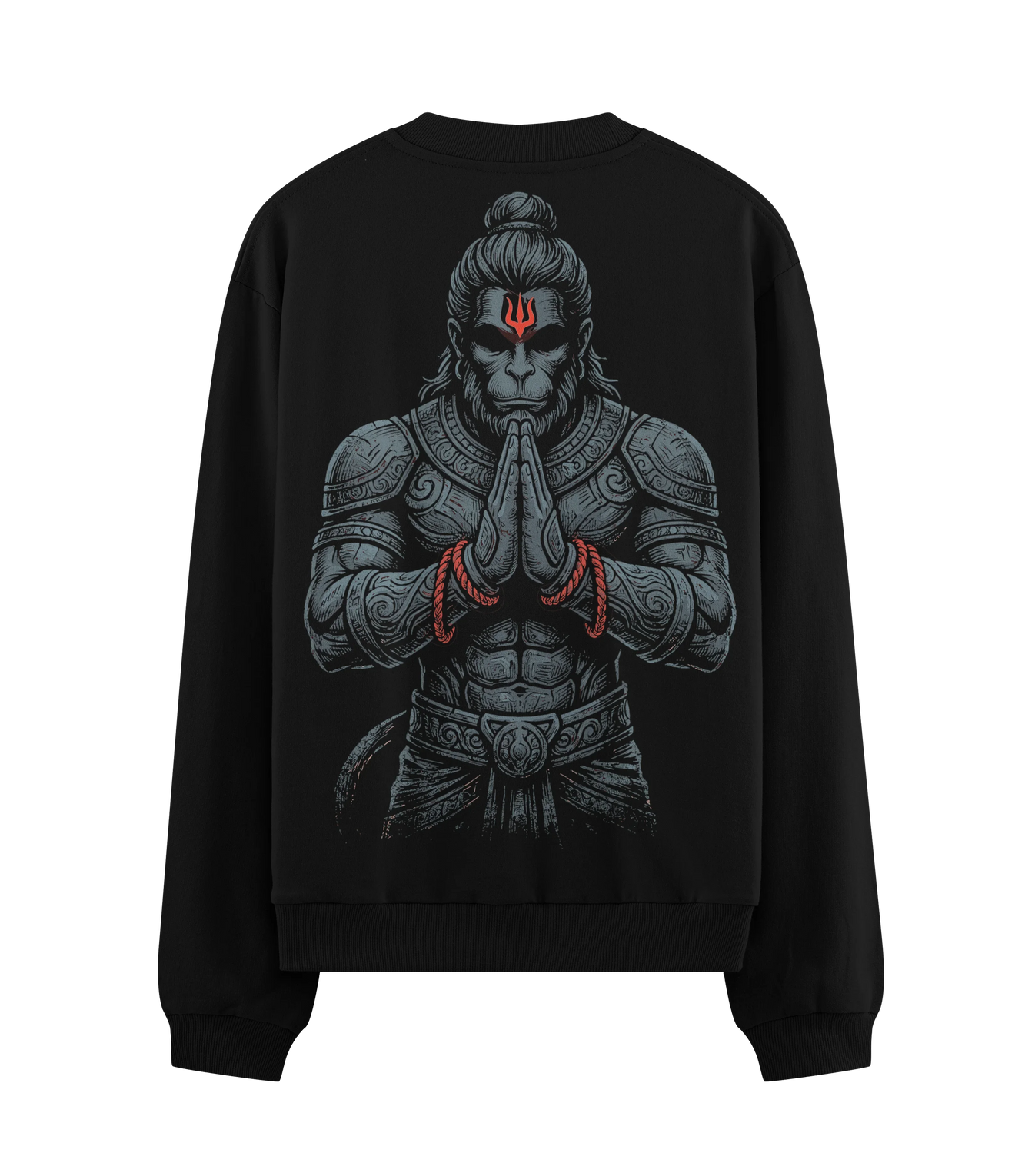 Hanuman artwork on PRDGY sweatshirt