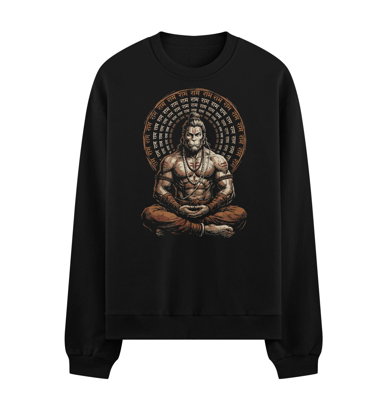 Hanuman artwork on PRDGY sweatshirt