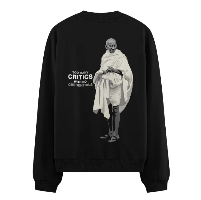 PRDGY Critics can't cred Oversized Sweatshirt