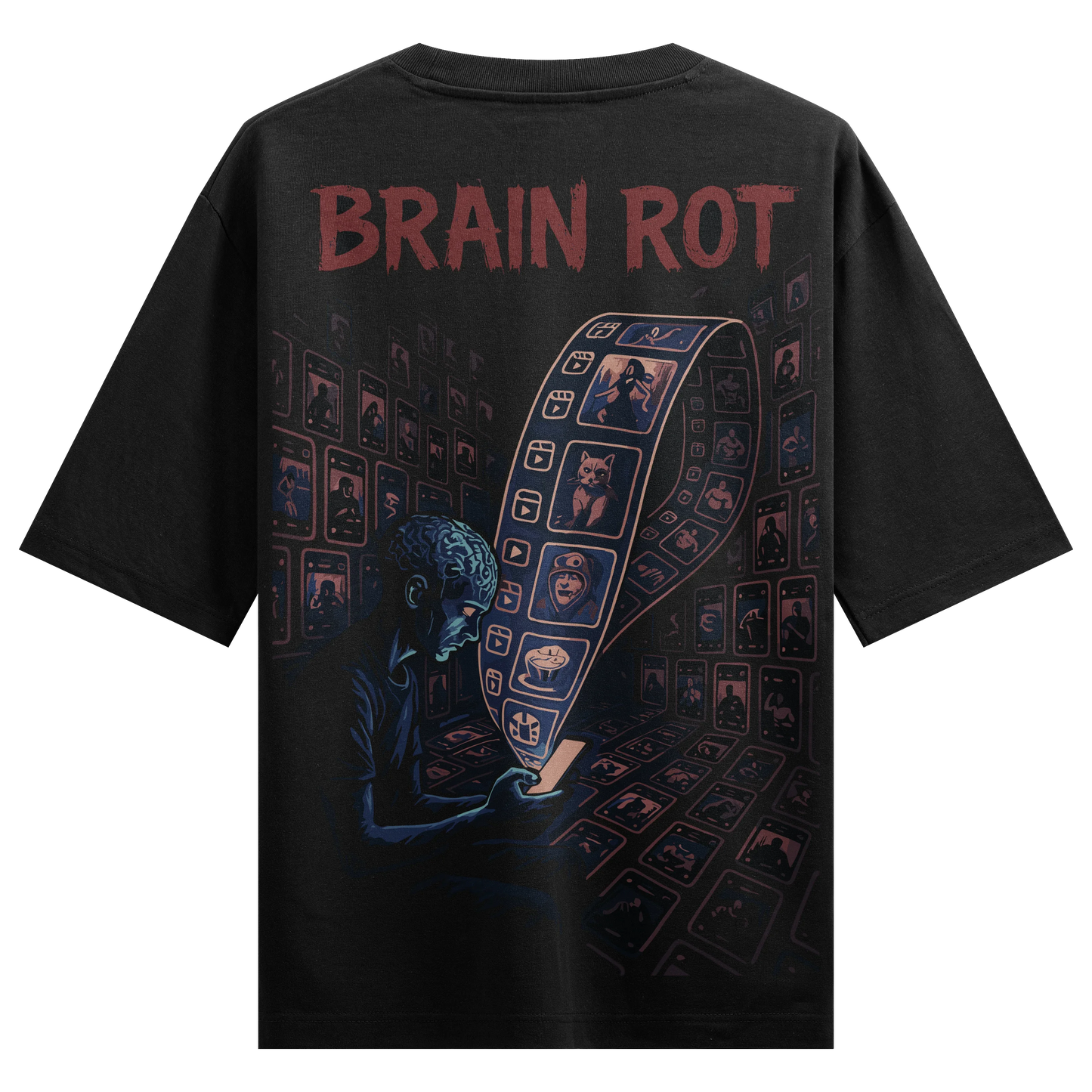 PRDGY Endless Scroll Oversized T-Shirt