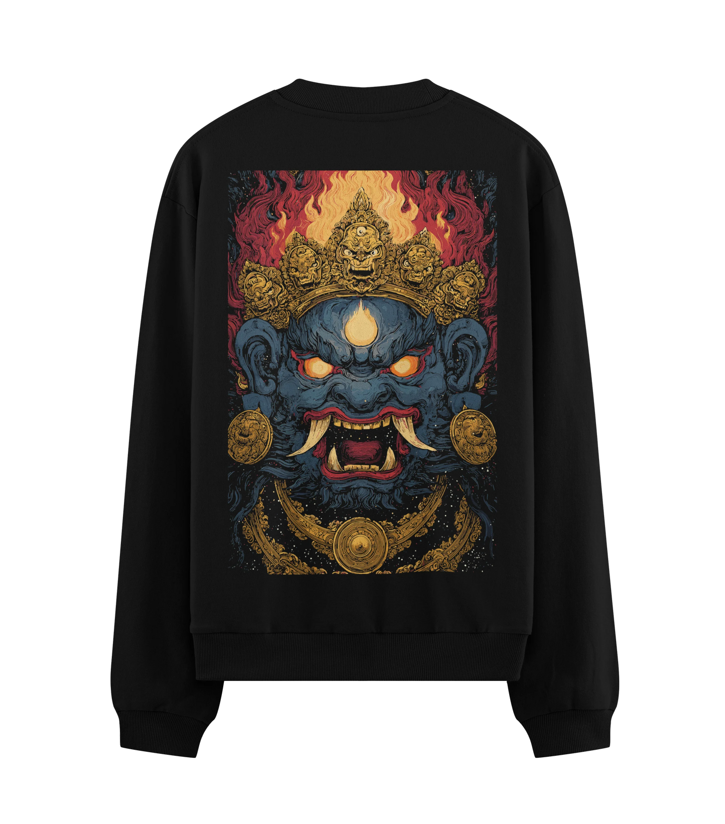 PRDGY Fiery Gaze Oversized Sweatshirt