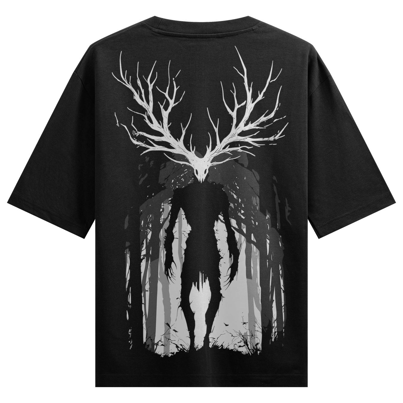 Wendigo artwork on PRDGY oversized t-shirt