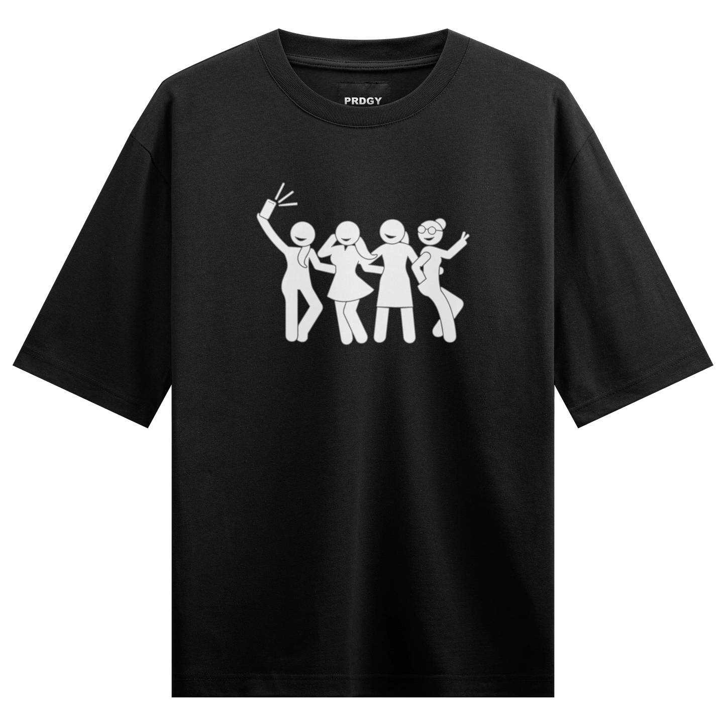PRDGY Friends 4ever Oversized T-Shirt