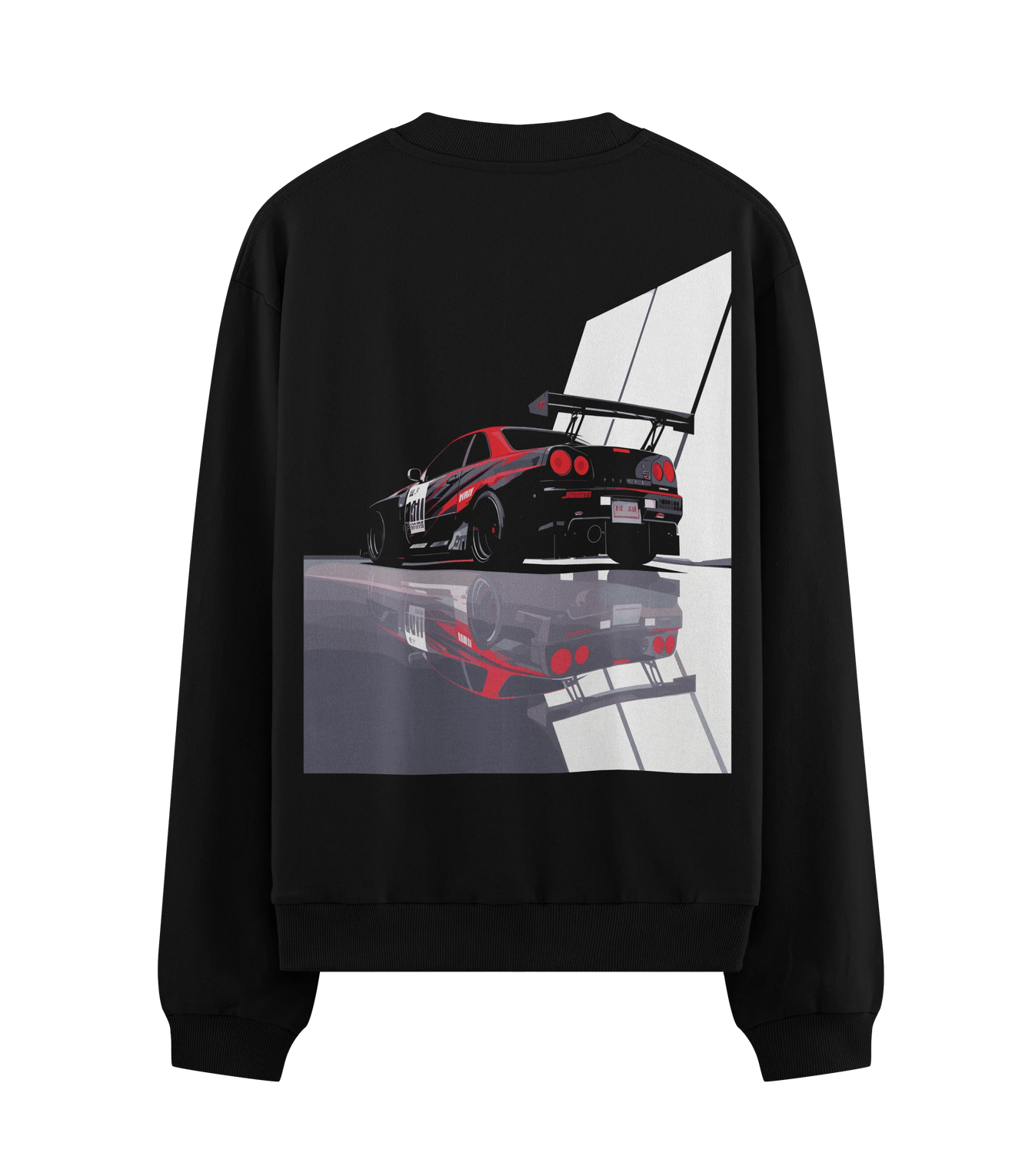 R34 NISSAN NISMO 2001 RB26 artwork on PRDGY sweatshirt