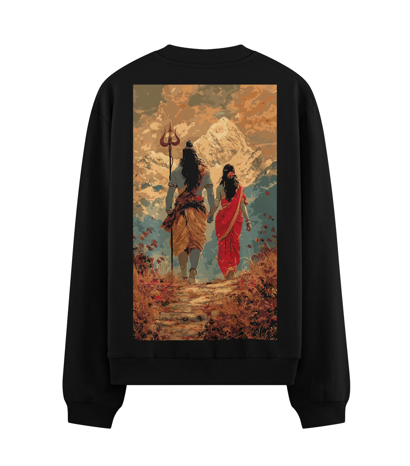 Shiva artwork on PRDGY sweatshirt