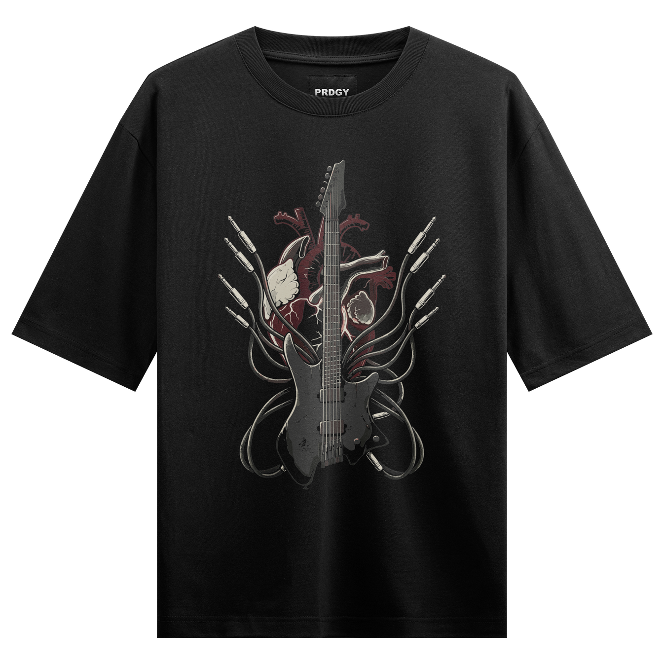 PRDGY Heart Strings Oversized T-Shirt