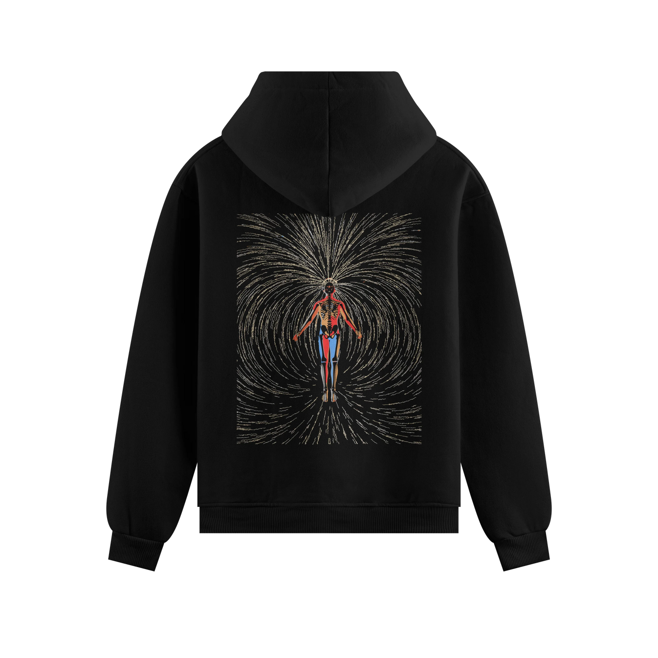Human Anatomy artwork on PRDGY hoodie