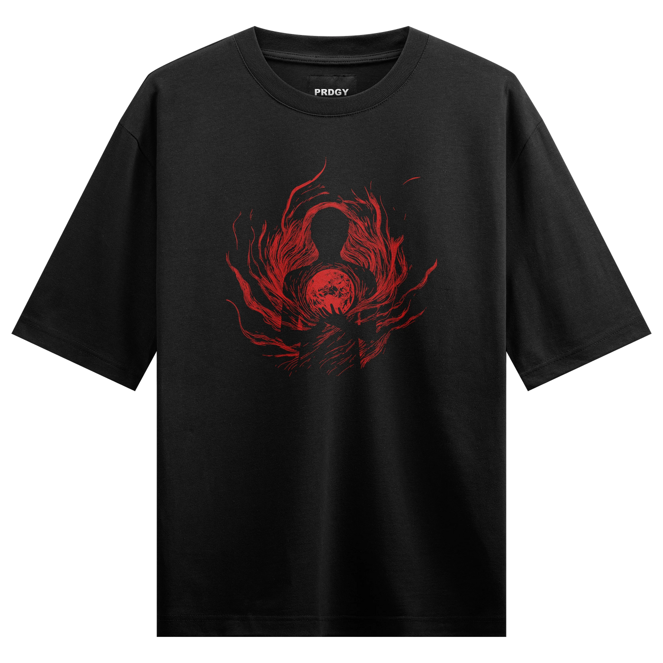 Shiva artwork on PRDGY oversized t-shirt