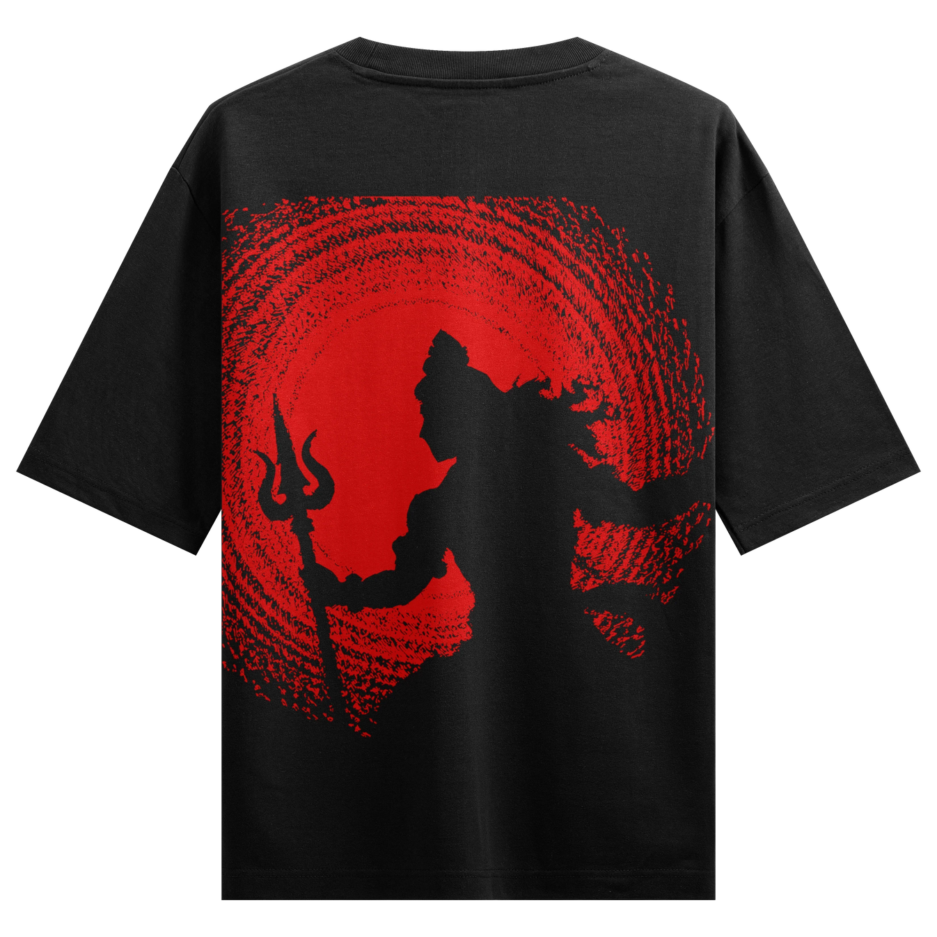 Shiva artwork on PRDGY oversized t-shirt