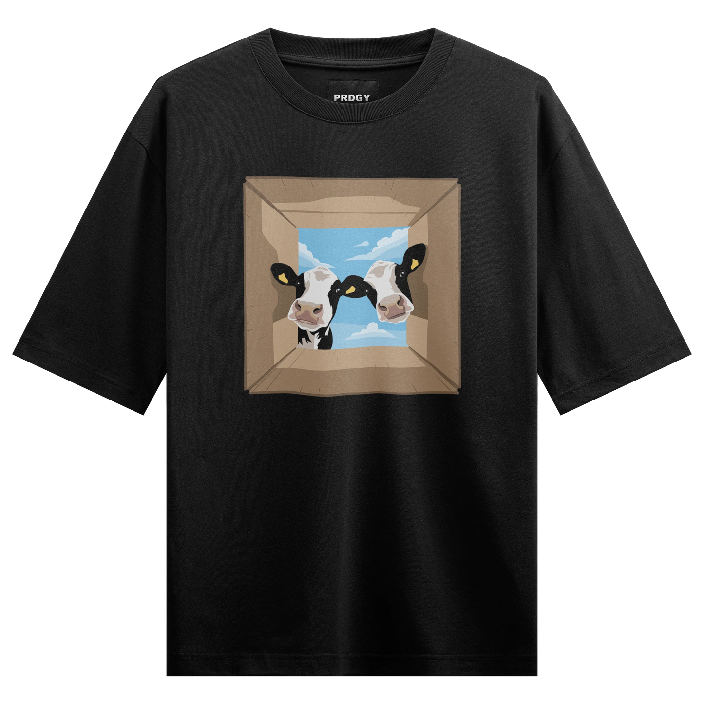 PRDGY Mooooo Oversized T-Shirt