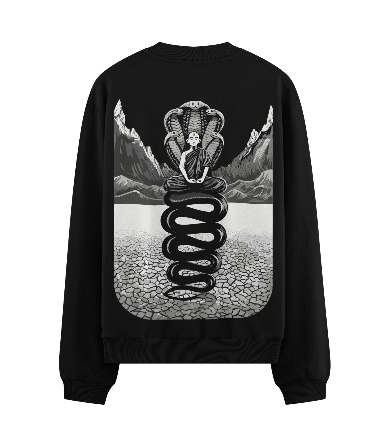 Buddha artwork on PRDGY sweatshirt